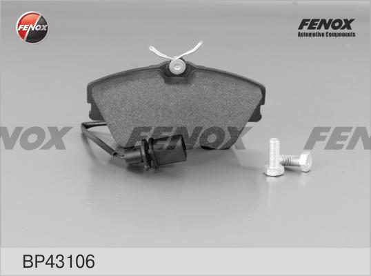 Fenox BP43106 - Bremsbelagsatz, Scheibenbremse alexcarstop-ersatzteile.com