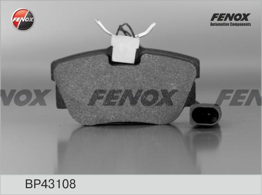 Fenox BP43108 - Bremsbelagsatz, Scheibenbremse alexcarstop-ersatzteile.com