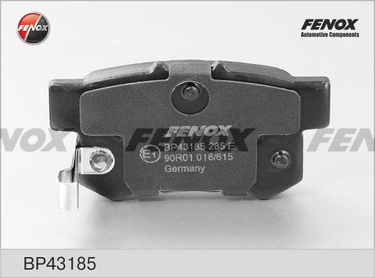 Fenox BP43185 - Bremsbelagsatz, Scheibenbremse alexcarstop-ersatzteile.com