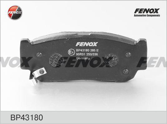 Fenox BP43180 - Bremsbelagsatz, Scheibenbremse alexcarstop-ersatzteile.com