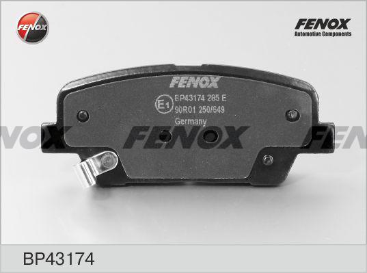 Fenox BP43174 - Bremsbelagsatz, Scheibenbremse alexcarstop-ersatzteile.com