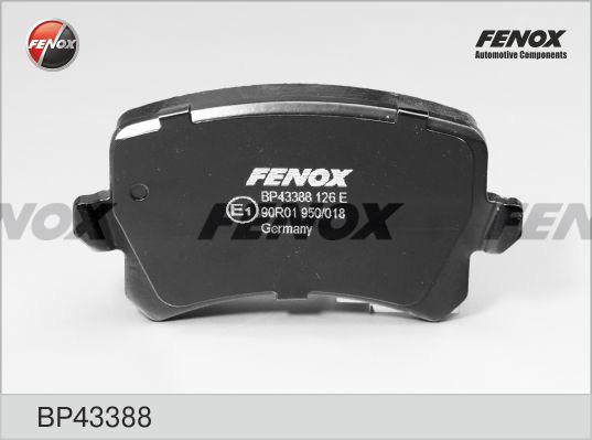 Fenox BP43388 - Bremsbelagsatz, Scheibenbremse alexcarstop-ersatzteile.com