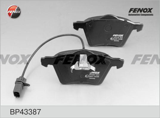 Fenox BP43387 - Bremsbelagsatz, Scheibenbremse alexcarstop-ersatzteile.com