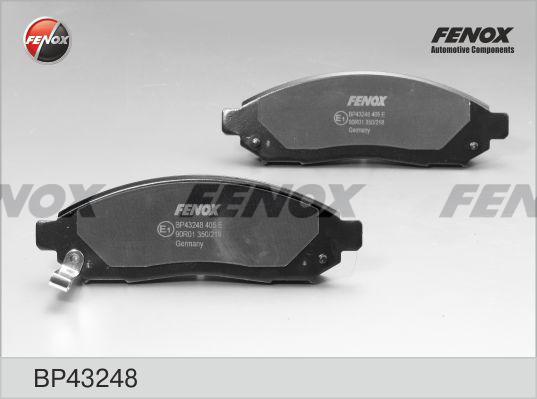 Fenox BP43248 - Bremsbelagsatz, Scheibenbremse alexcarstop-ersatzteile.com