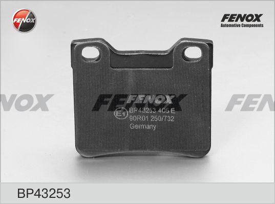 Fenox BP43253 - Bremsbelagsatz, Scheibenbremse alexcarstop-ersatzteile.com