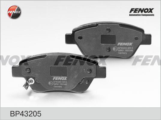 Fenox BP43205 - Bremsbelagsatz, Scheibenbremse alexcarstop-ersatzteile.com