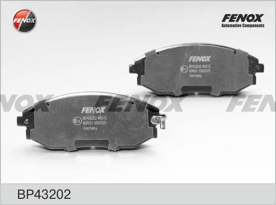 Fenox BP43202 - Bremsbelagsatz, Scheibenbremse alexcarstop-ersatzteile.com