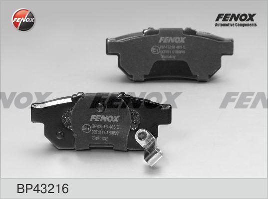 Fenox BP43216 - Bremsbelagsatz, Scheibenbremse alexcarstop-ersatzteile.com