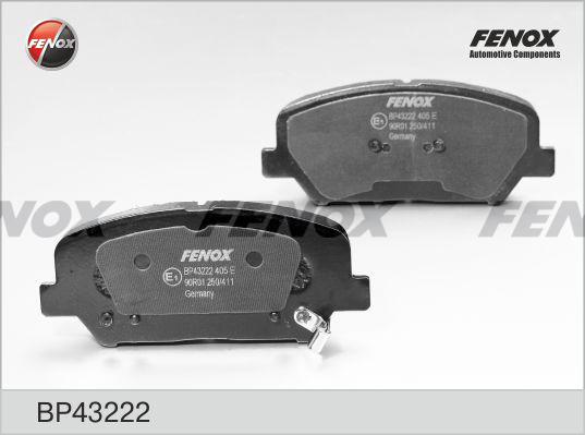 Fenox BP43222 - Bremsbelagsatz, Scheibenbremse alexcarstop-ersatzteile.com