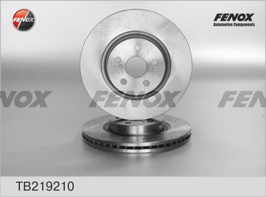 Fenox TB219210 - Bremsscheibe alexcarstop-ersatzteile.com