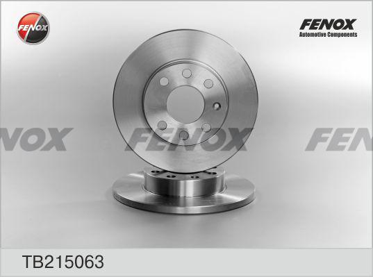 Fenox TB215063 - Bremsscheibe alexcarstop-ersatzteile.com