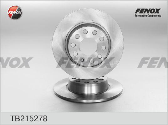 Fenox TB215278 - Bremsscheibe alexcarstop-ersatzteile.com