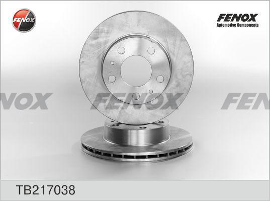 Fenox TB217038 - Bremsscheibe alexcarstop-ersatzteile.com