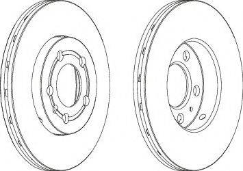 Ferodo DDF927C-1 - Bremsscheibe alexcarstop-ersatzteile.com