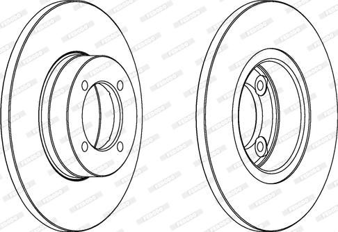 Ferodo DDF541 - Bremsscheibe alexcarstop-ersatzteile.com