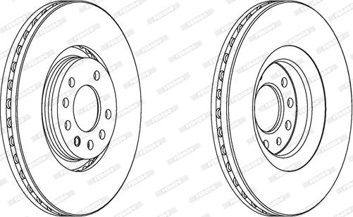 Ferodo DDF1904 - Bremsscheibe alexcarstop-ersatzteile.com