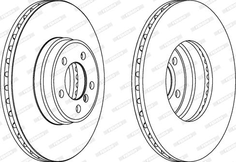 Ferodo DDF141-1 - Bremsscheibe alexcarstop-ersatzteile.com