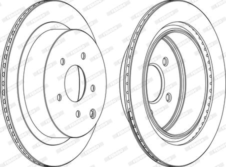 Ferodo DDF1506C-1-D - Bremsscheibe alexcarstop-ersatzteile.com