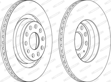 Ferodo DDF1503C - Bremsscheibe alexcarstop-ersatzteile.com