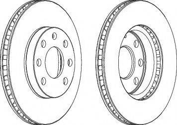 Ferodo DDF151C-1 - Bremsscheibe alexcarstop-ersatzteile.com