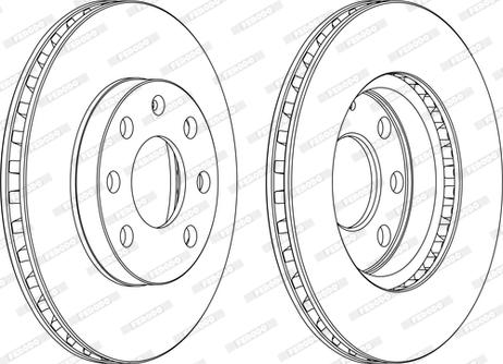 Ferodo DDF151-D - Bremsscheibe alexcarstop-ersatzteile.com