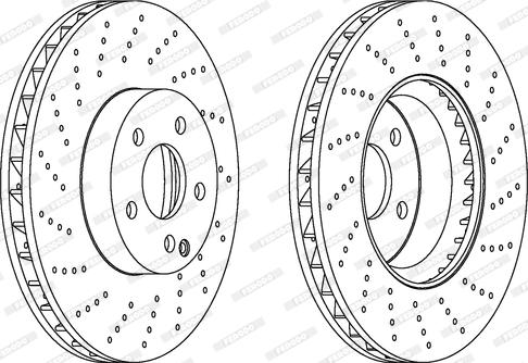 Ferodo DDF1694C-1 - Bremsscheibe alexcarstop-ersatzteile.com