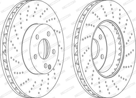 Ferodo DDF1694DC-1-D - Bremsscheibe alexcarstop-ersatzteile.com