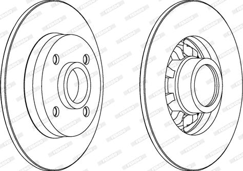 Ferodo DDF1696C-1 - Bremsscheibe alexcarstop-ersatzteile.com