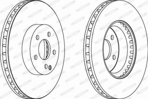 Ferodo DDF1692C - Bremsscheibe alexcarstop-ersatzteile.com