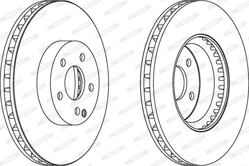 Ferodo DDF1692 - Bremsscheibe alexcarstop-ersatzteile.com