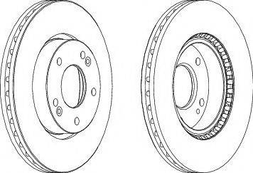 Ferodo DDF1619-1 - Bremsscheibe alexcarstop-ersatzteile.com