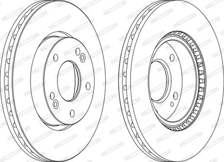 Ferodo DDF1619P-D - Bremsscheibe alexcarstop-ersatzteile.com