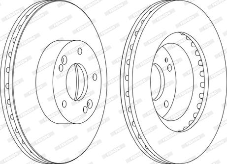 Ferodo DDF1630C-D - Bremsscheibe alexcarstop-ersatzteile.com