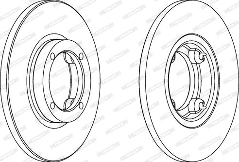 Ferodo DDF1076C - Bremsscheibe alexcarstop-ersatzteile.com