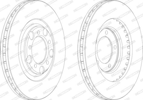 Ferodo DDF1071 - Bremsscheibe alexcarstop-ersatzteile.com