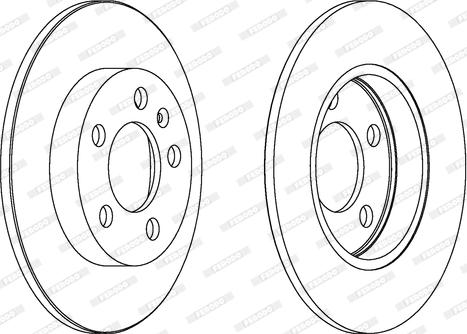 Ferodo DDF1155 - Bremsscheibe alexcarstop-ersatzteile.com