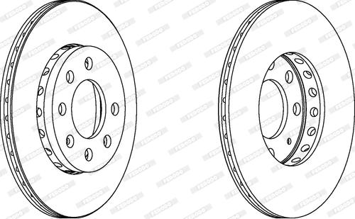 Ferodo DDF1161C - Bremsscheibe alexcarstop-ersatzteile.com