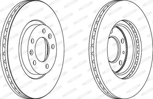 Ferodo DDF1132C - Bremsscheibe alexcarstop-ersatzteile.com