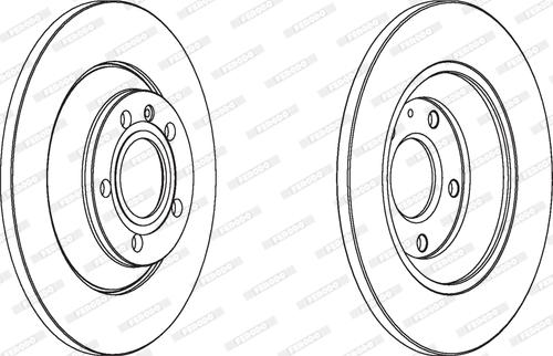 Ferodo DDF1850 - Bremsscheibe alexcarstop-ersatzteile.com