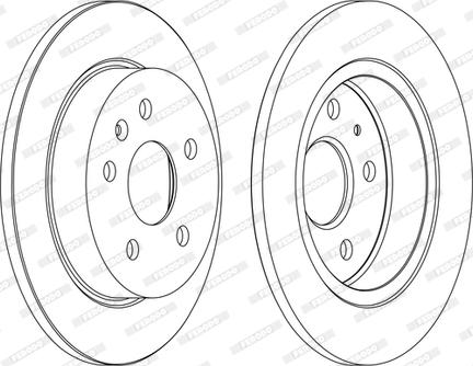 Ferodo DDF1804P-D - Bremsscheibe alexcarstop-ersatzteile.com