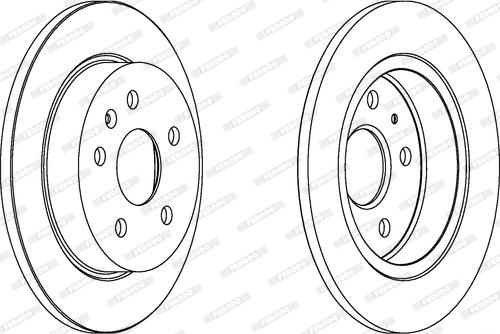 Ferodo DDF1804 - Bremsscheibe alexcarstop-ersatzteile.com