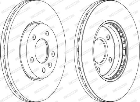 Ferodo DDF1870C-D - Bremsscheibe alexcarstop-ersatzteile.com