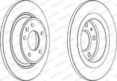 Ferodo DDF1871C-D - Bremsscheibe alexcarstop-ersatzteile.com