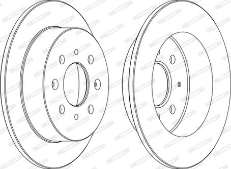 Ferodo DDF1358C - Bremsscheibe alexcarstop-ersatzteile.com