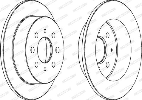 Ferodo DDF1358 - Bremsscheibe alexcarstop-ersatzteile.com