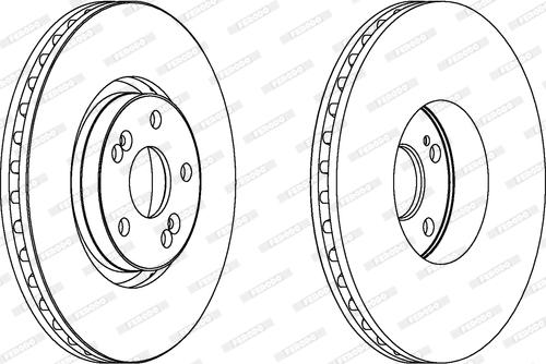 Ferodo DDF1368 - Bremsscheibe alexcarstop-ersatzteile.com