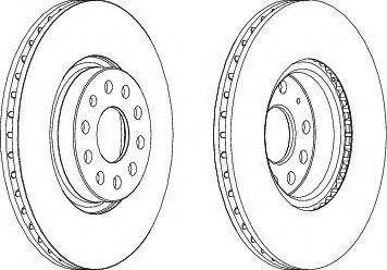 Ferodo DDF1305C-1 - Bremsscheibe alexcarstop-ersatzteile.com