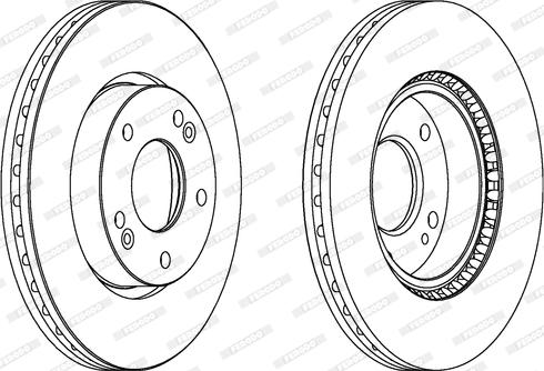 Ferodo DDF1619C - Bremsscheibe alexcarstop-ersatzteile.com