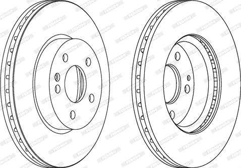 Ferodo DDF1203 - Bremsscheibe alexcarstop-ersatzteile.com