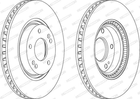 Ferodo DDF1795C-1-D - Bremsscheibe alexcarstop-ersatzteile.com